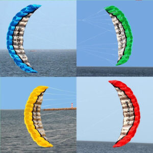 A series of four different pictures showing the same kite.